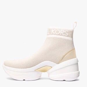 SOLD OUT Michael Kors Olympia Golden High-Top Sneakers